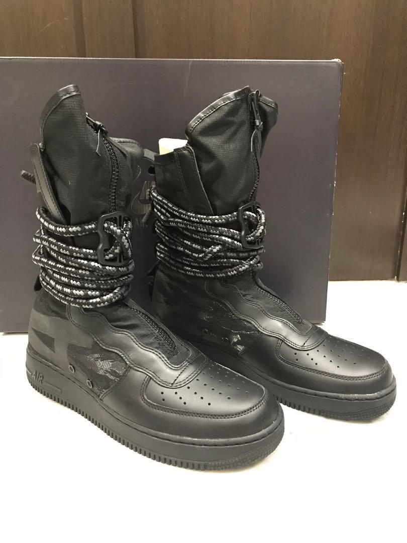 WTS WTT New Nike Air Force 1 Hi SF AF1 High Black Special Force Men s Fashion Footwear Sneakers on Carousell