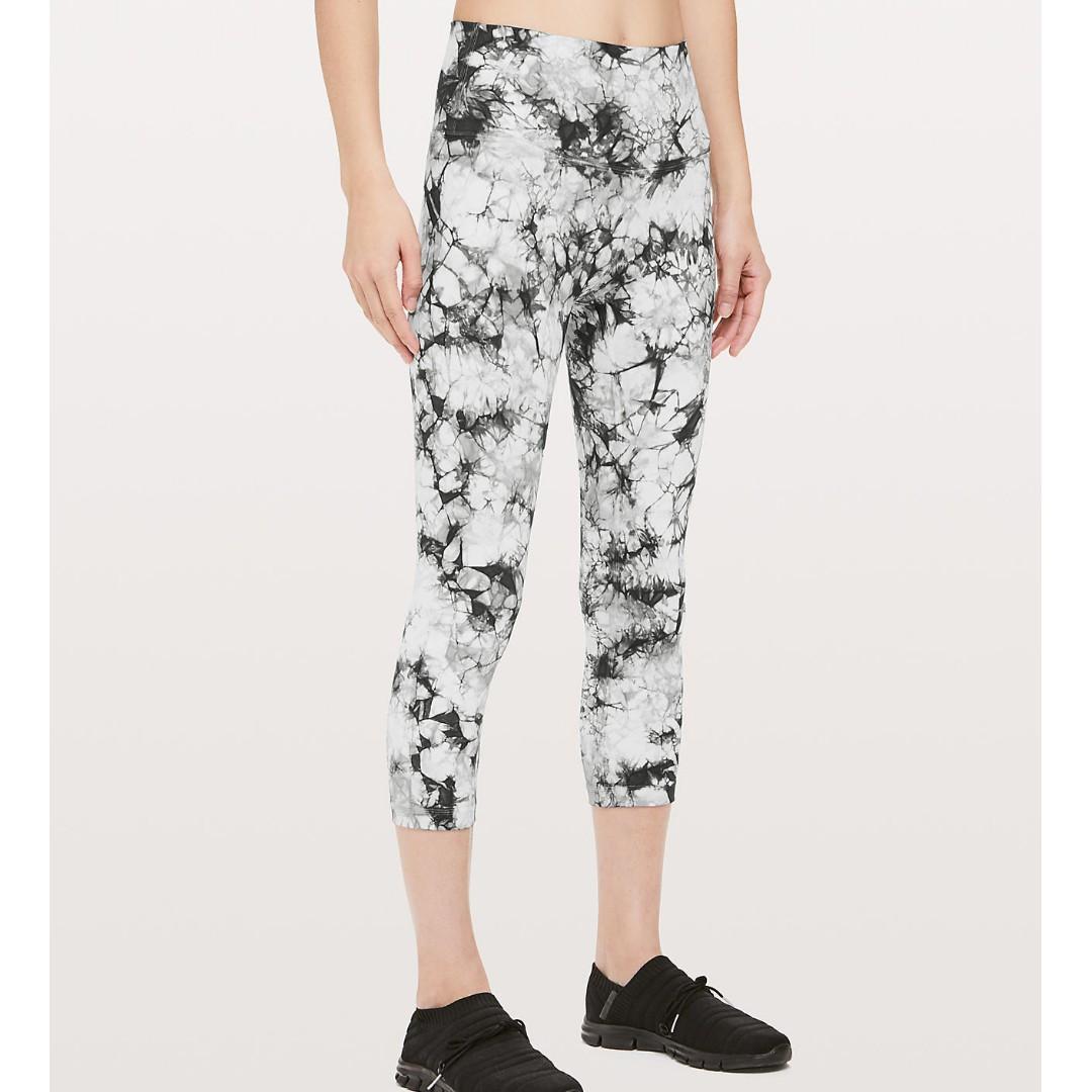 Wunder Under Crop (High-Rise) Dual Shibori Full-On Luxtreme 21 Lululemon, Women's  Fashion, Activewear on Carousell