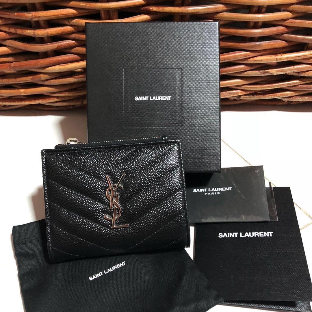 YSL Saint Laurent Small Wallet, Luxury, Bags & Wallets on Carousell