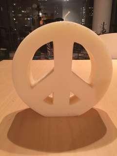Urban Outfitters Peace Candle