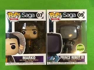 Funko Pop Saga Marko and Prince Robot IV