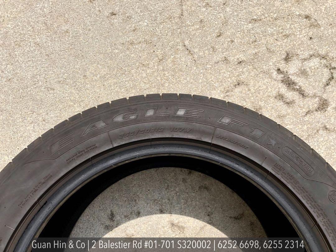 255/50/19 Goodyear Run Flat, Car Accessories, Tyres & Rims on Carousell