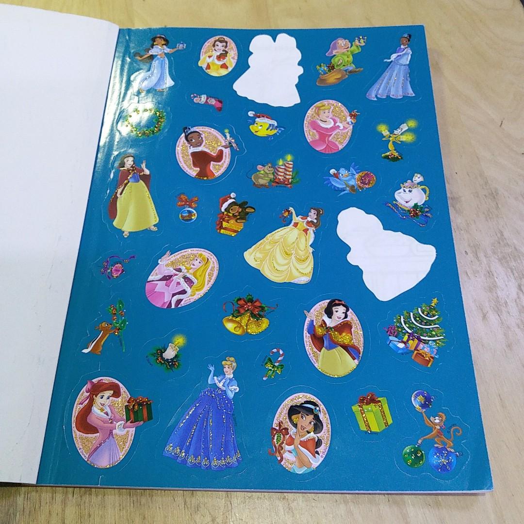 卡通/玩具/文具/童裝類: Disney Princess Coloring Book 迪士尼公主填色畫册, 興趣及遊戲, 玩具 & 遊戲類 ...