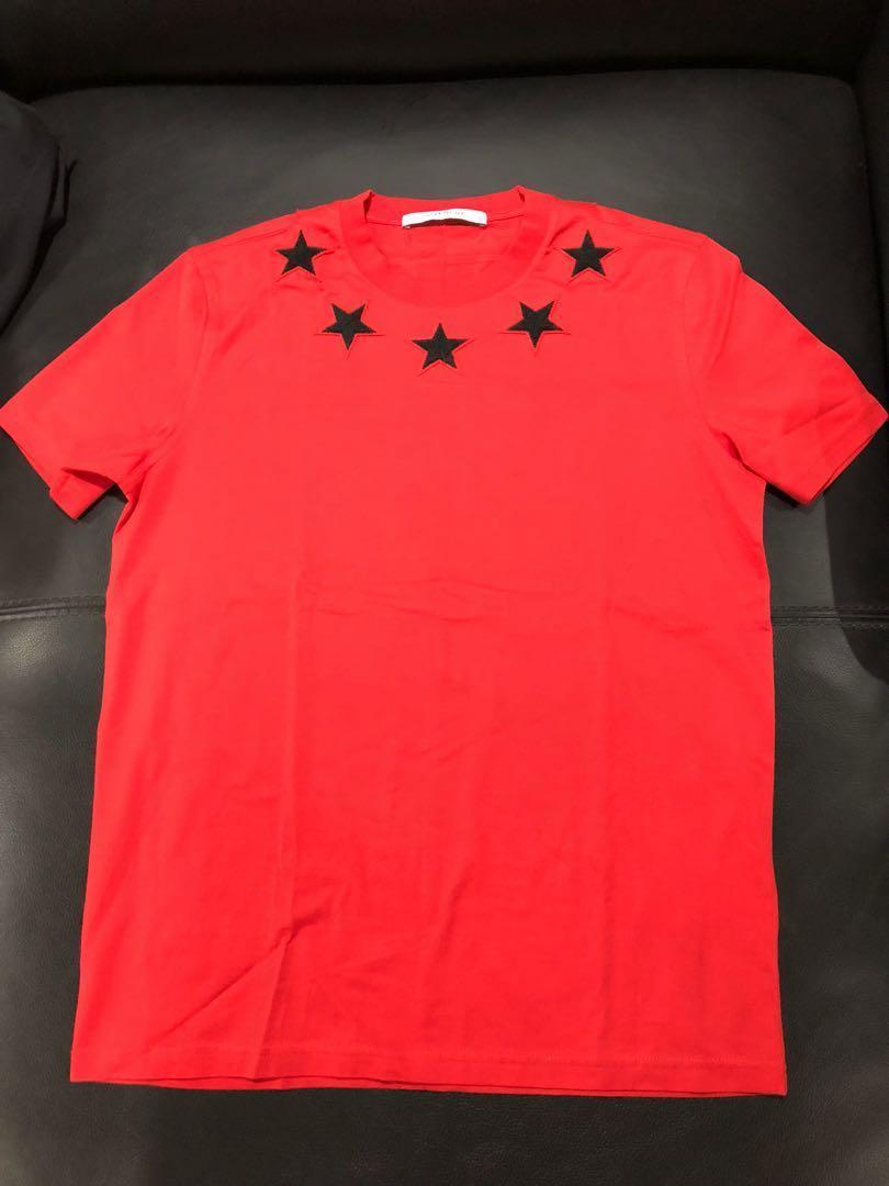 givenchy t shirt red stars