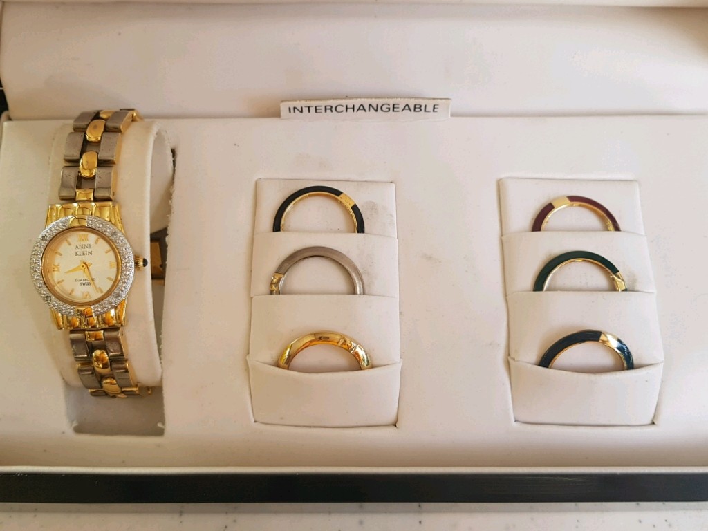 anne klein interchangeable watch