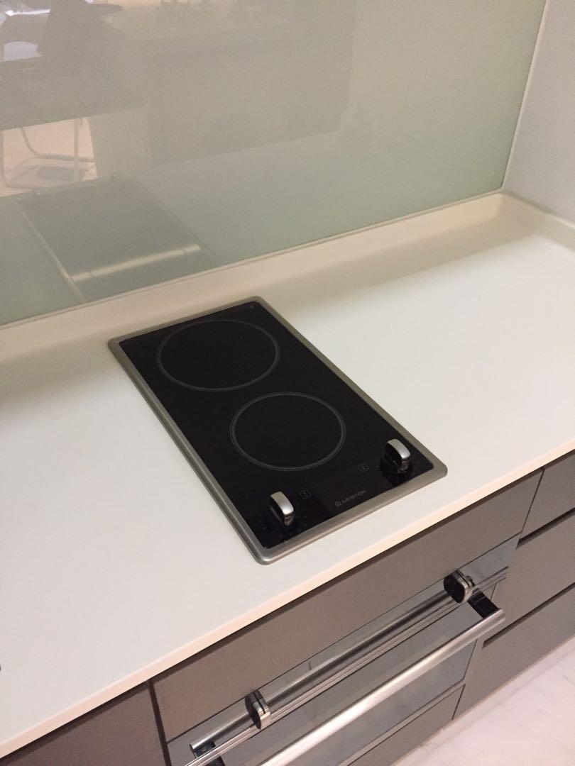 Ariston Ceramic Hob DK 2K (IX), TV & Home Appliances, Kitchen