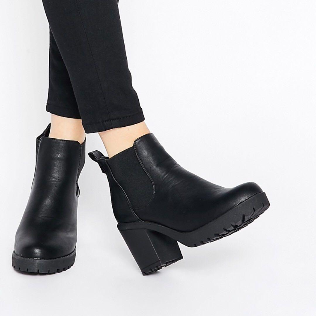 asos heeled chelsea boots