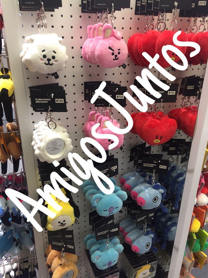 Authentic BT21 Plush mirror keychain Hobbies Toys Memorabilia Collectibles Fan Merchandise on Carousell