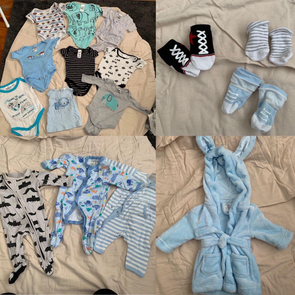 Baby 80 Pieces Baby Boy Clothing Bundle Size 000 Handful Of