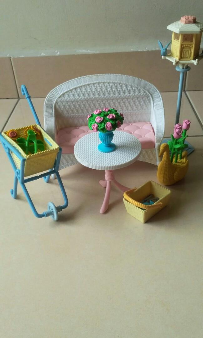 barbie garden set