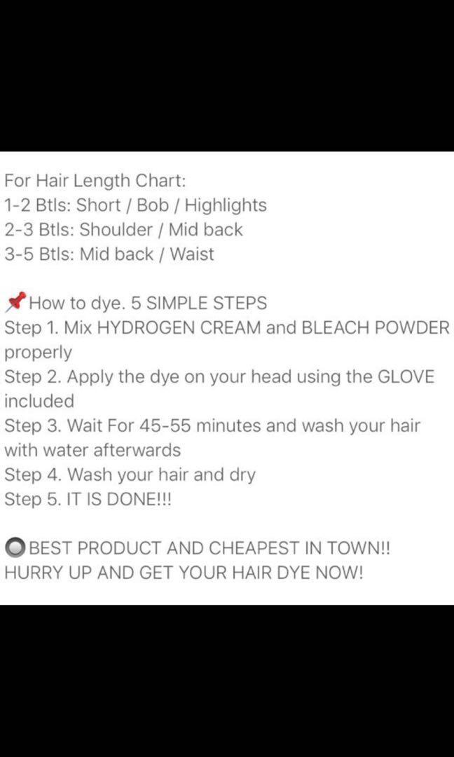 Berina Hair Bleach Health Beauty Hair Care On Carousell