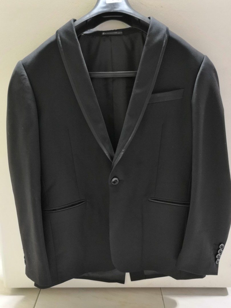 Black Suit/Blazer/Tuxedo Rental, Men's Fashion, Coats, Jackets and ...