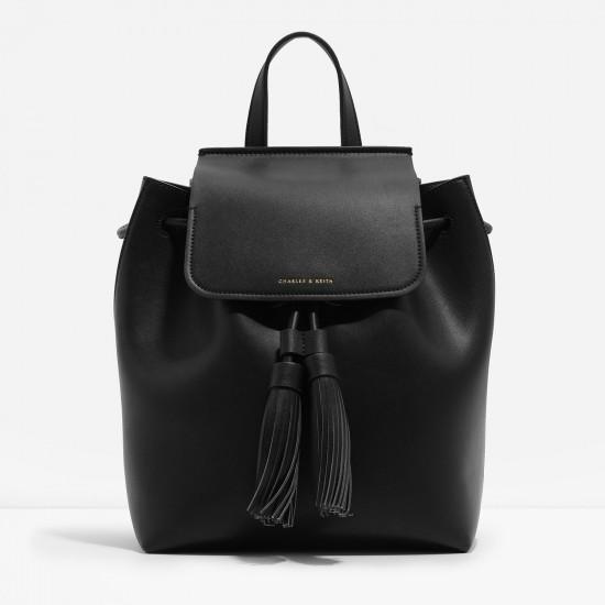charles and keith tassel backpack