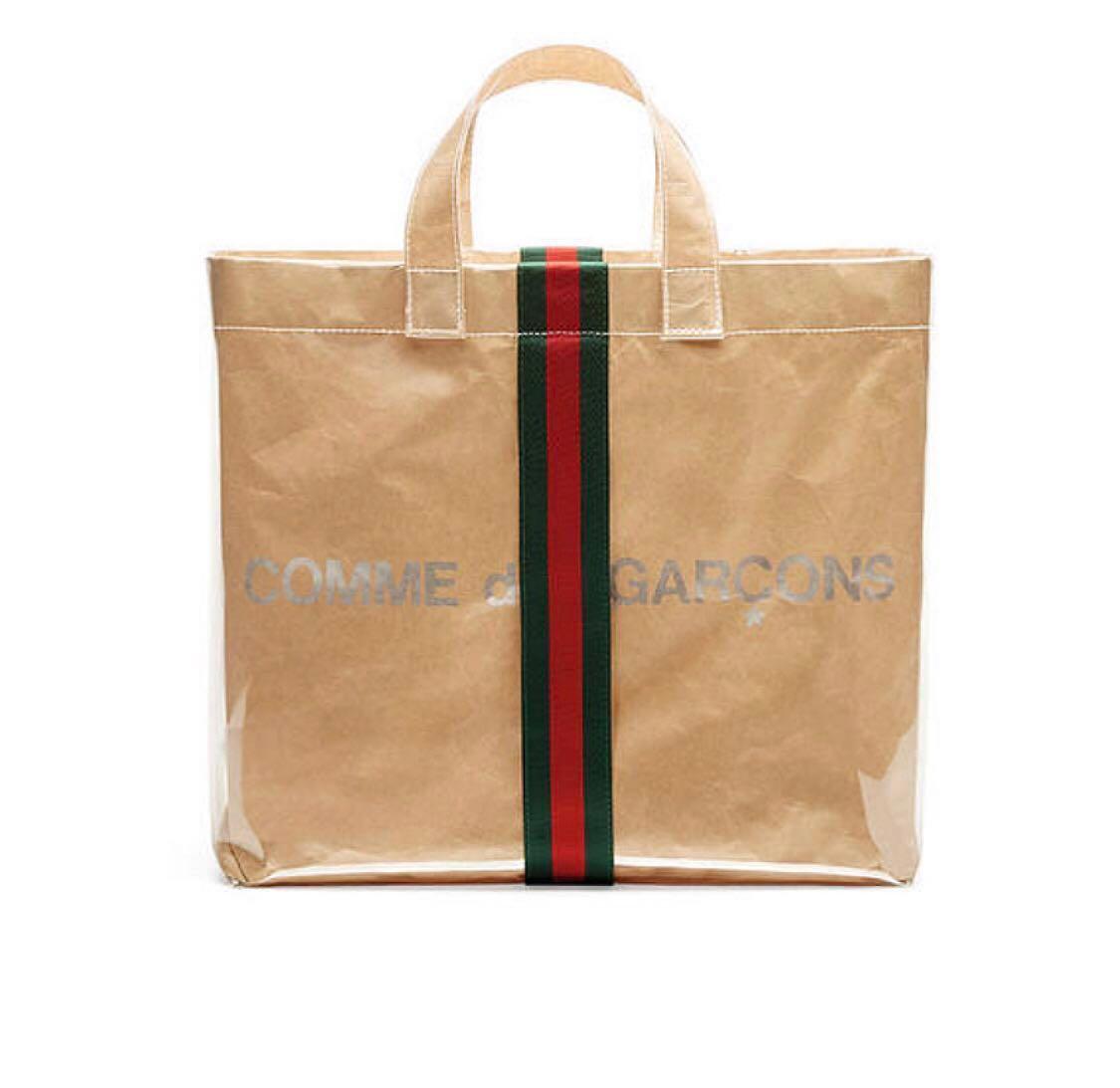 CDG COMME DES GARCONS X GUCCI PVC TOTE BAG
