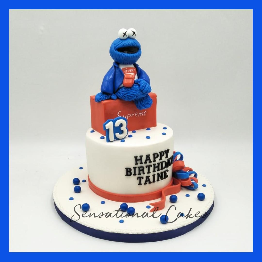Cookie Supreme Monster Supreme Theme Design Children Boy Birthday