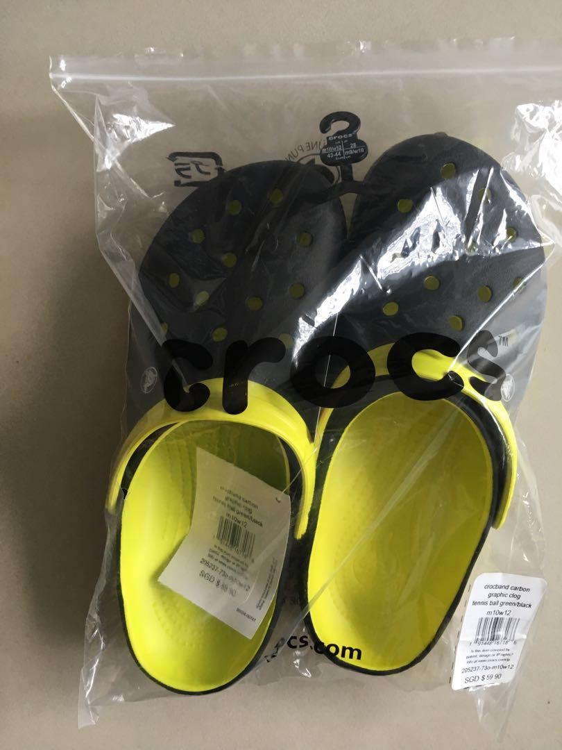 Crocs Crocband Carbon Graphic Clog Men s Fashion Footwear