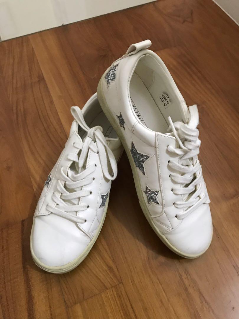 esprit white sneakers