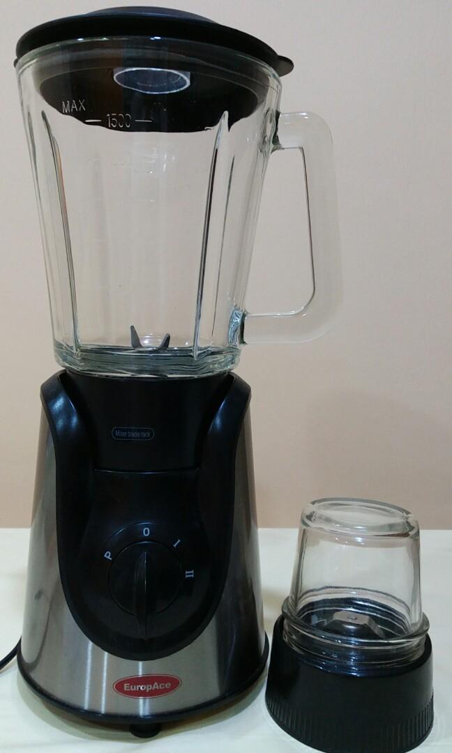 EuropAce Glass Blender with Glass Miller., TV & Home Appliances
