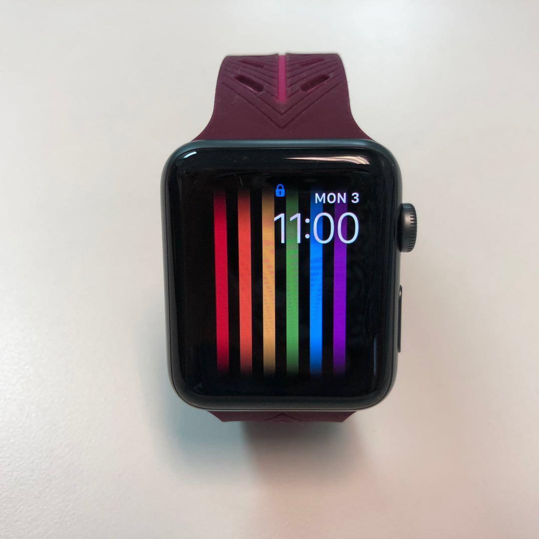 For Sale Apple Watch Series 3 Space Grey 42mm Women S Fashion Watches On Carousell