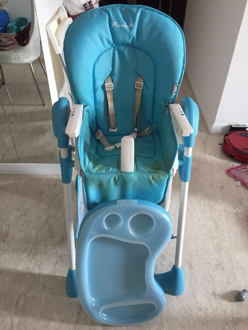 Free Pouch Baby High Chair Babies Kids Nursing Feeding On Carousell