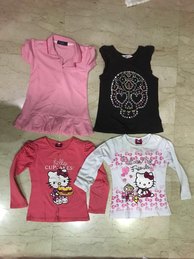 Girls Clothes Tops 4 7 Years Old Babies Kids Girls Apparel