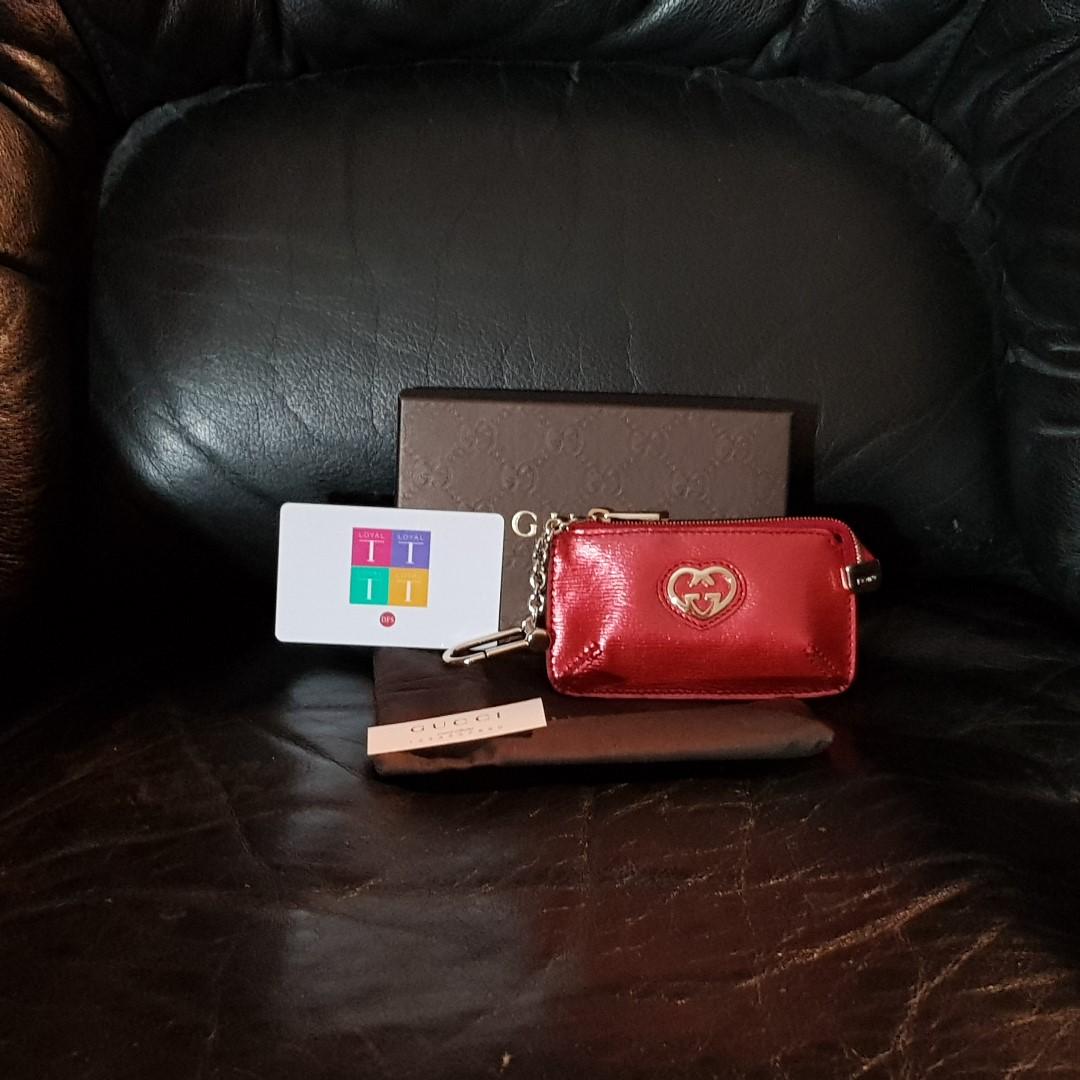 Red gucci sales coin pouch