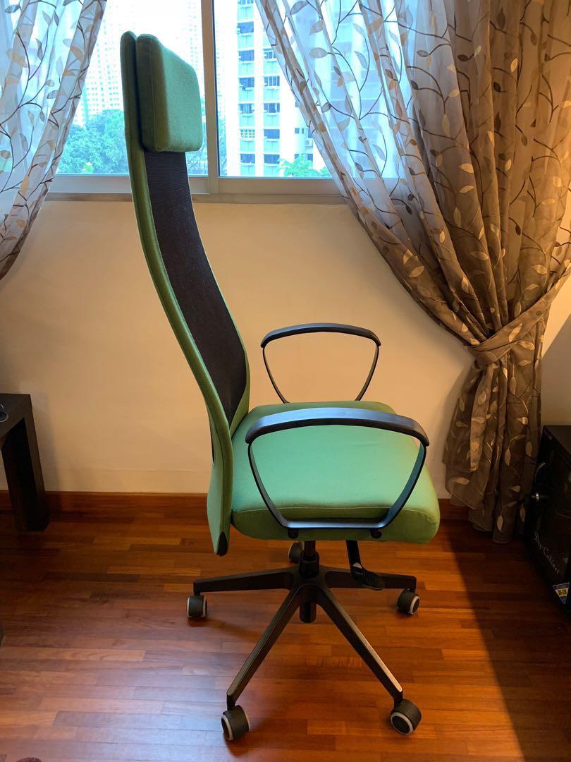 IKEA MARKUS Swivel Chair, Furniture & Home Living, Furniture, Chairs on