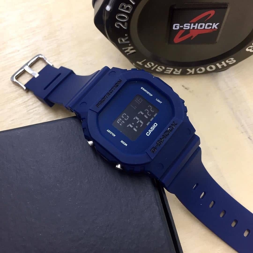 g shock dw 5600 blue