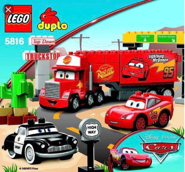 lego lightning mcqueen mack truck