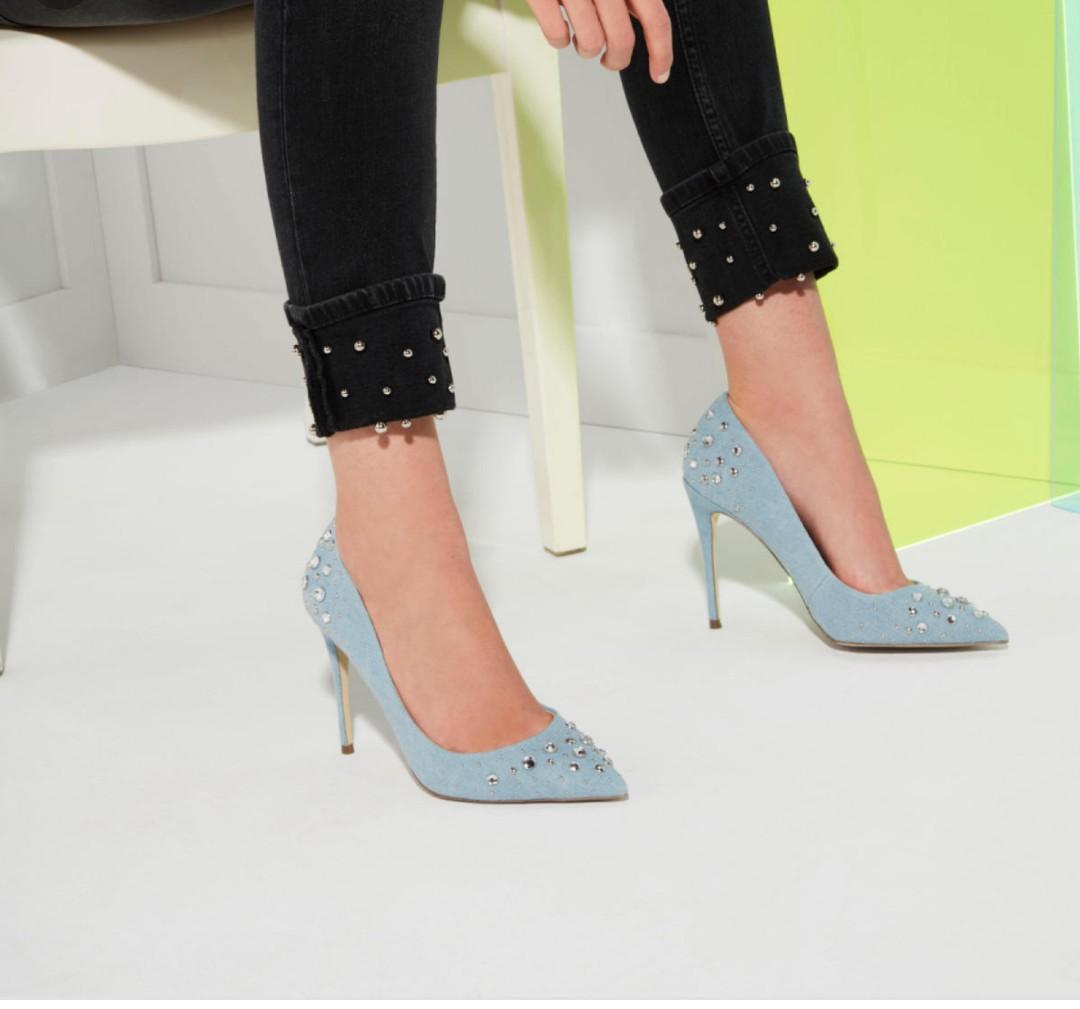 Aldo store denim pumps