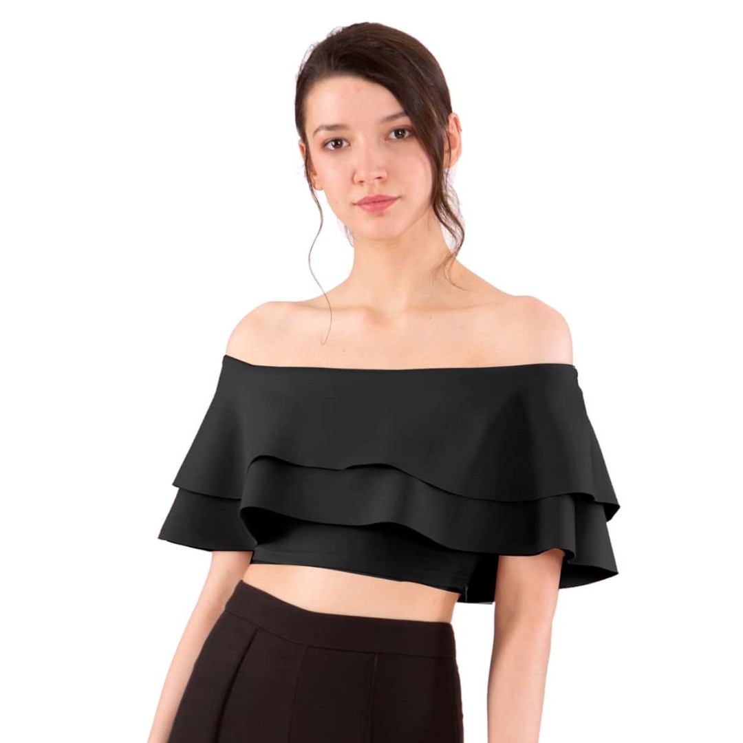 Off shoulder deals flare top