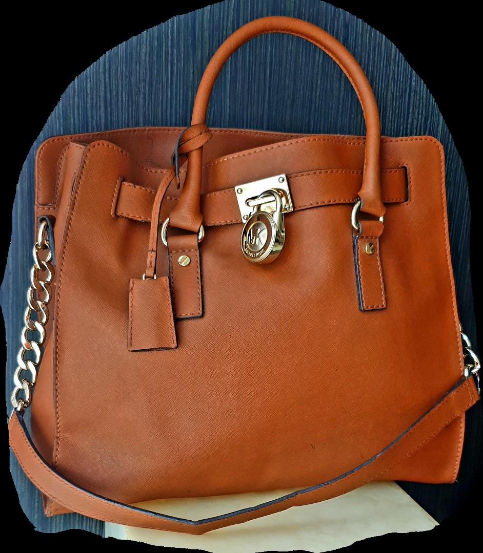 michael kors hamilton backpack orange