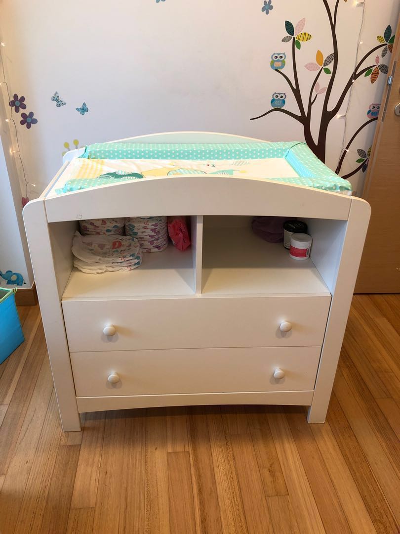 Baby changing cheap table mothercare