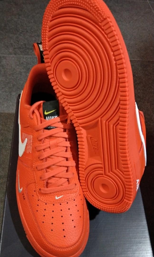 Nike air deals force utility orange