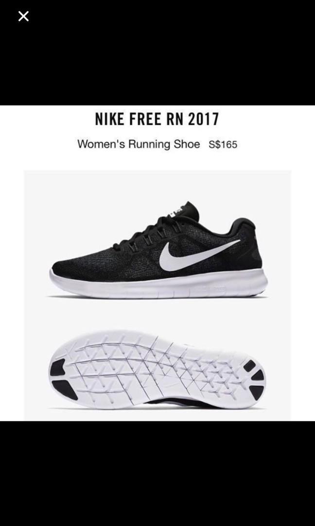 nike free rn 2017 women's black