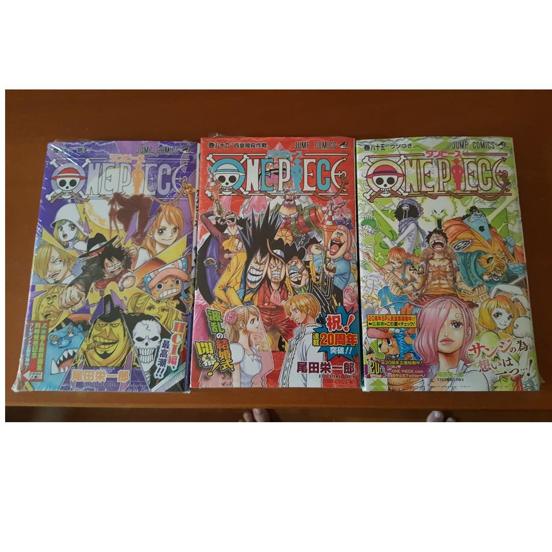 One Piece Japanese Vol 85 86 88 Books Stationery Comics