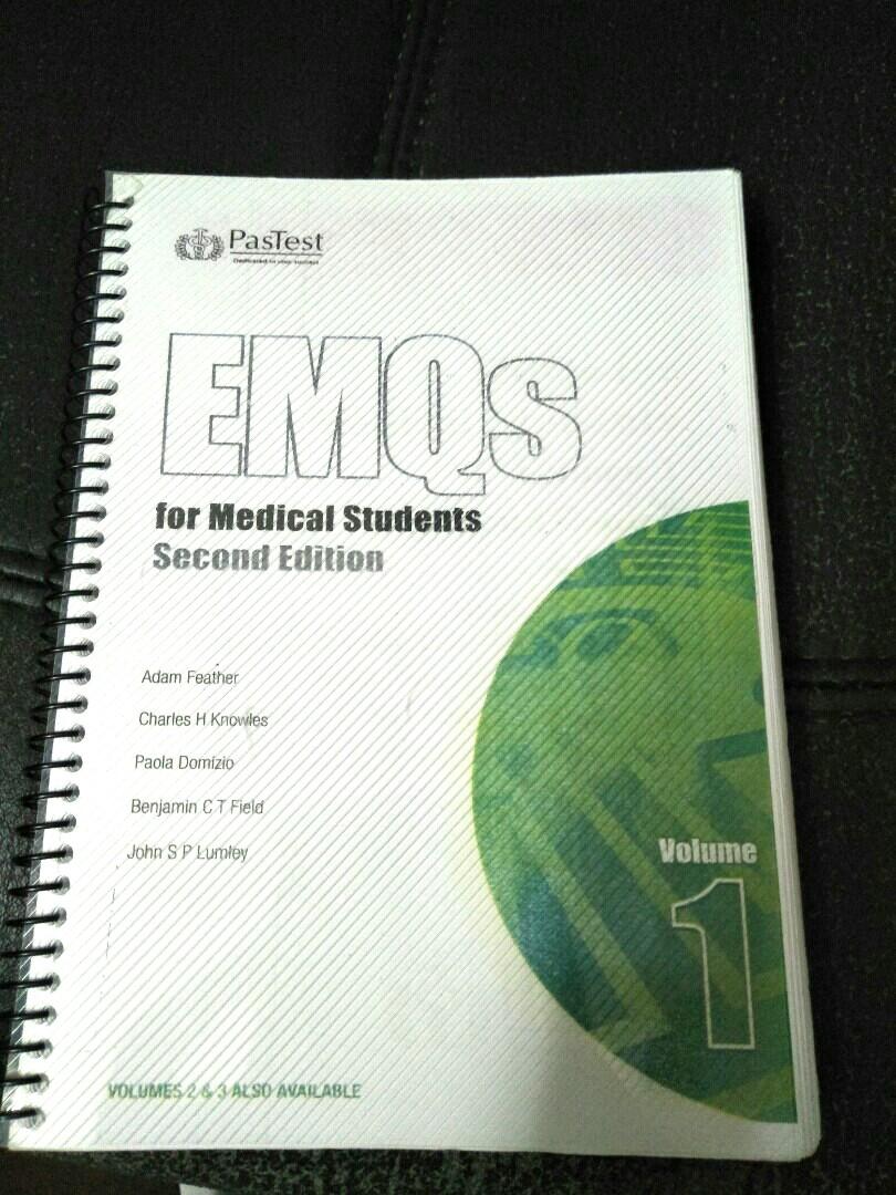 Pastest Emqs For Medical Students Volume 1 2 3 Textbooks On Carousell