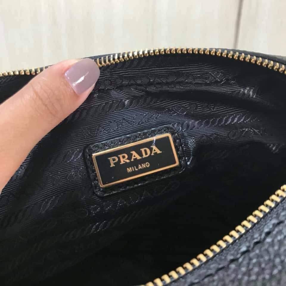 prada double zip sling bag