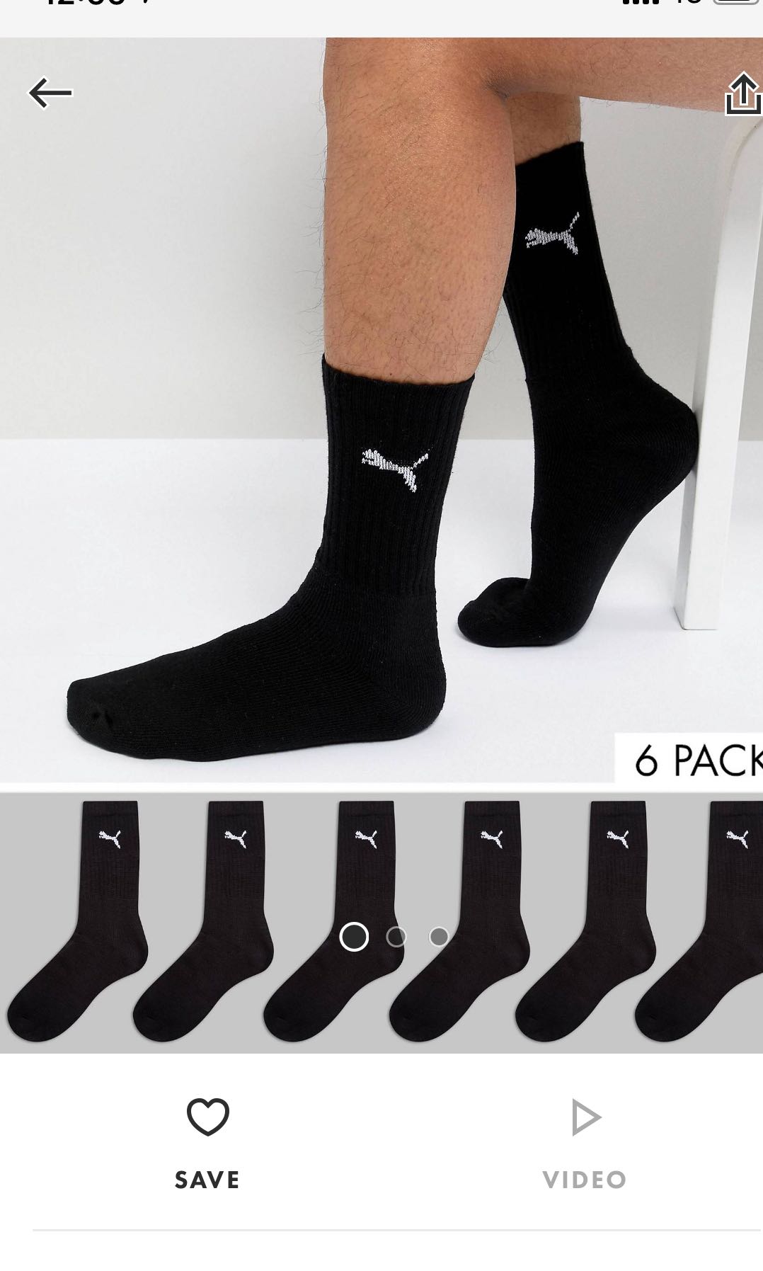 PUMA long socks, Men's Fashion 