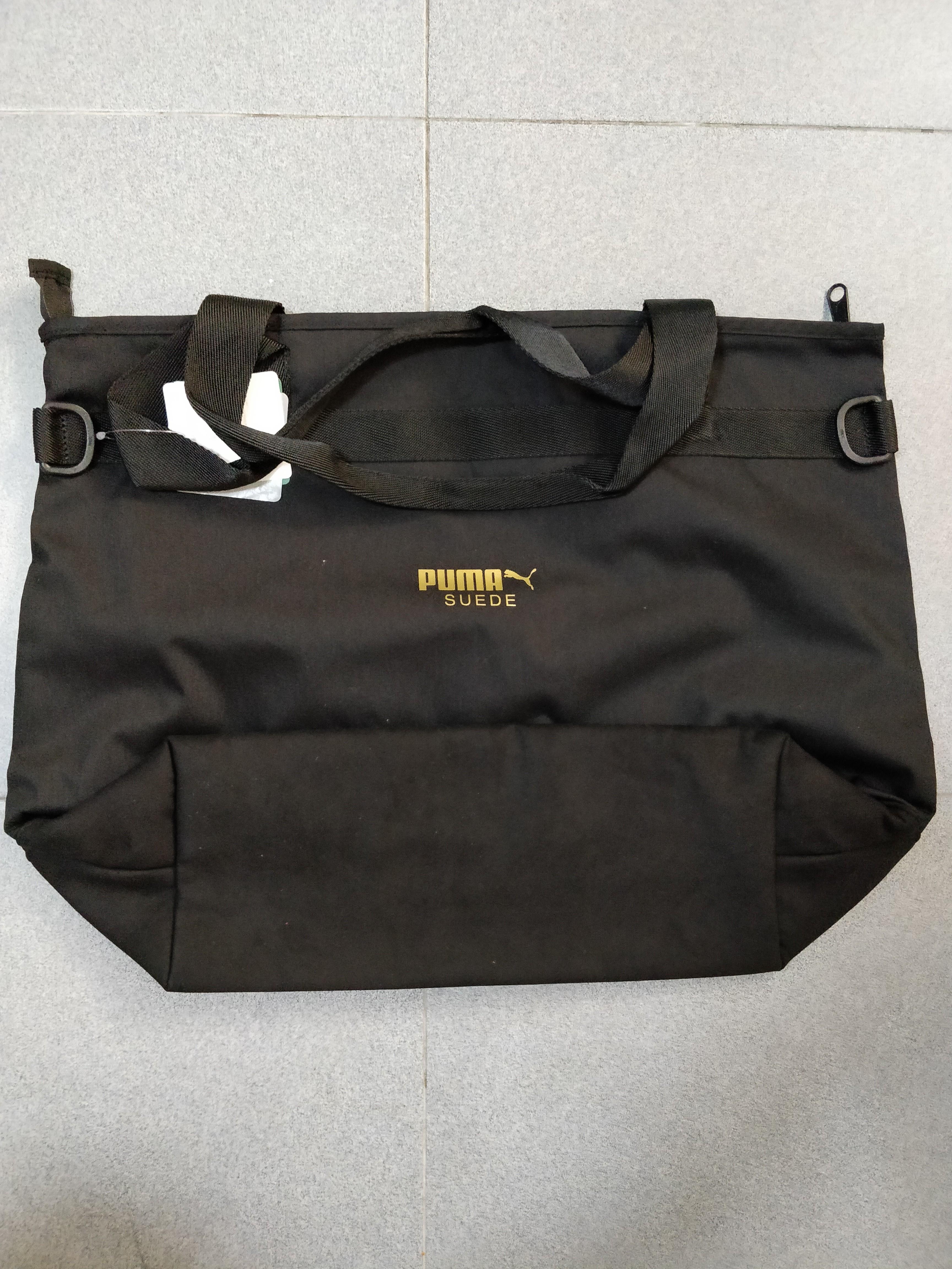 Puma Suede Shopper Bag Black Luxury Bags Wallets on Carousell