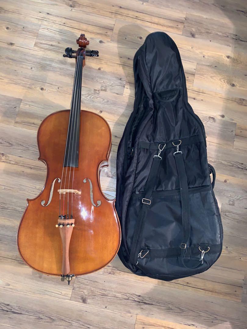 Roweller full size 4/4 cello, 興趣及遊戲, 音樂、樂器& 配件, 樂器