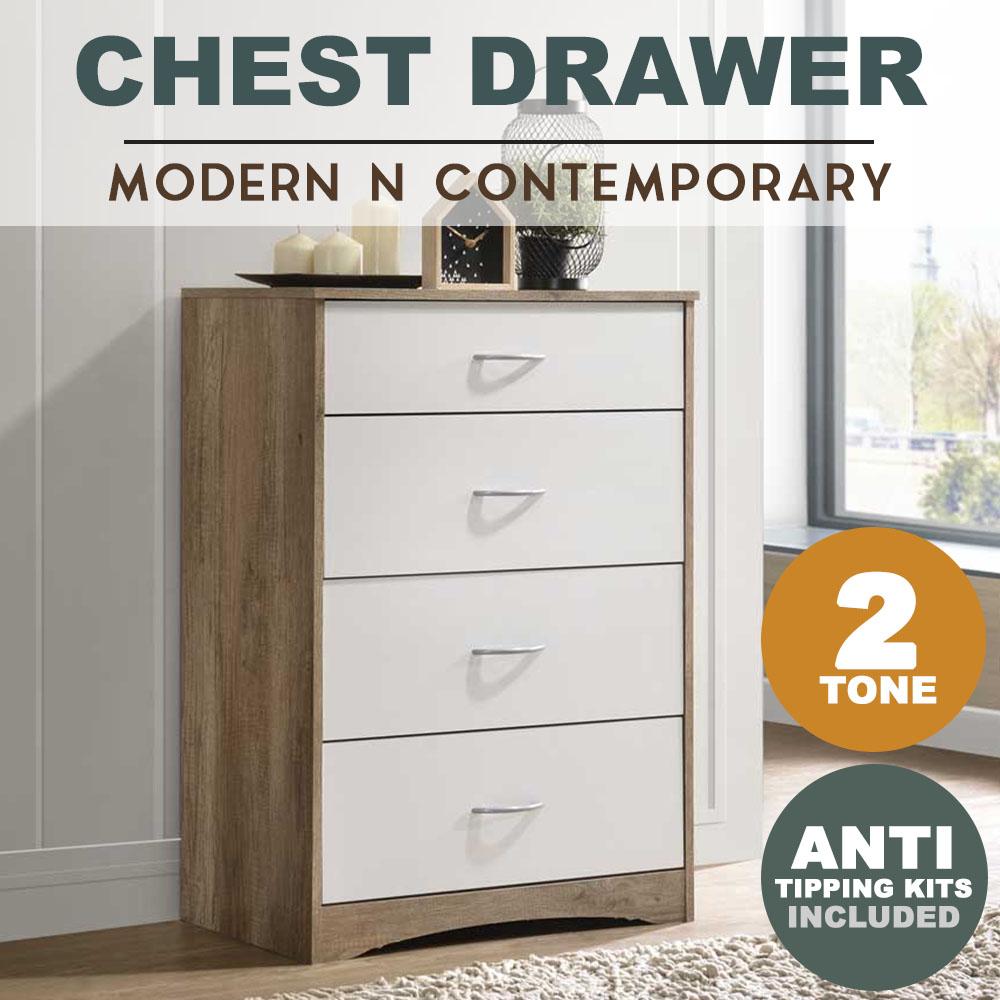 So Eco 4 Drawer Chest Dressing Chest White Front Furniture Shelves Drawers On Carousell