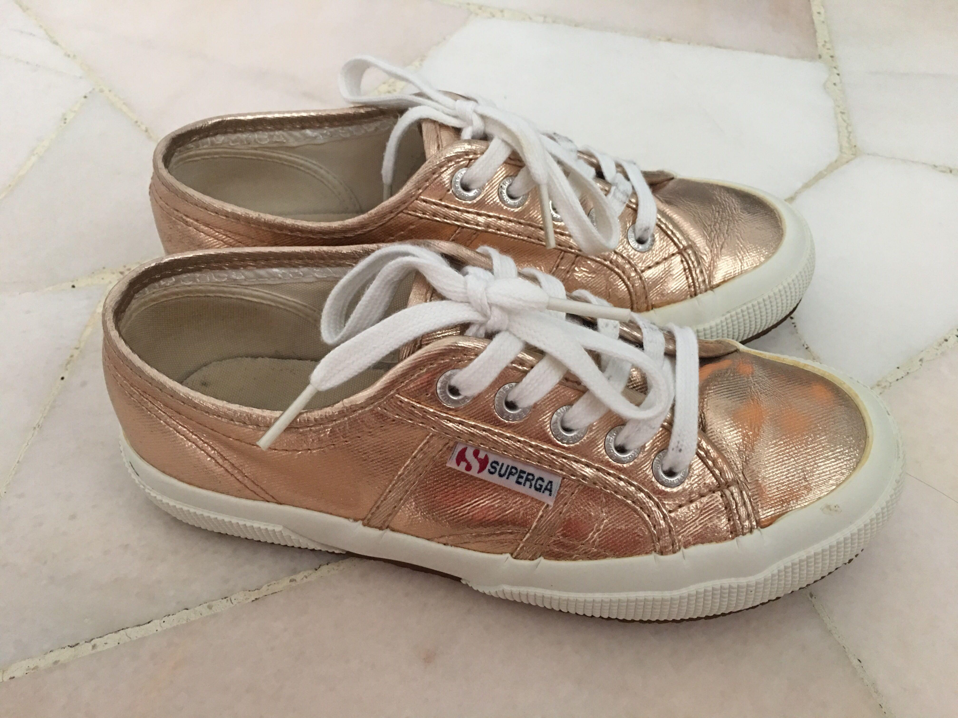 superga cotmetu rose gold