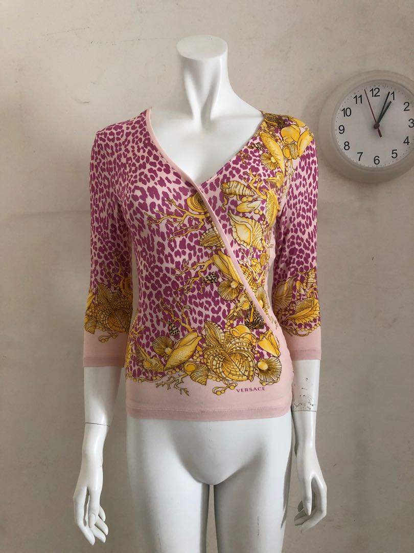 Tops versace, Women's Fashion, Tops, Blouses on Carousell