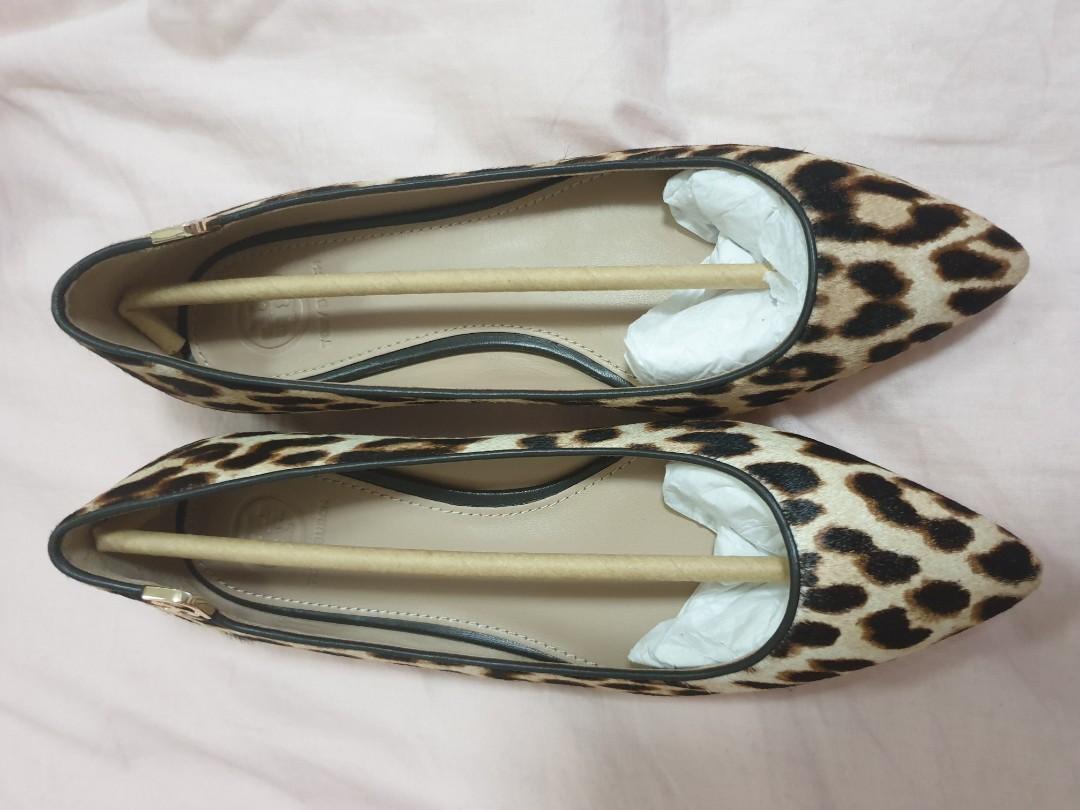 tory burch leopard ballet flats
