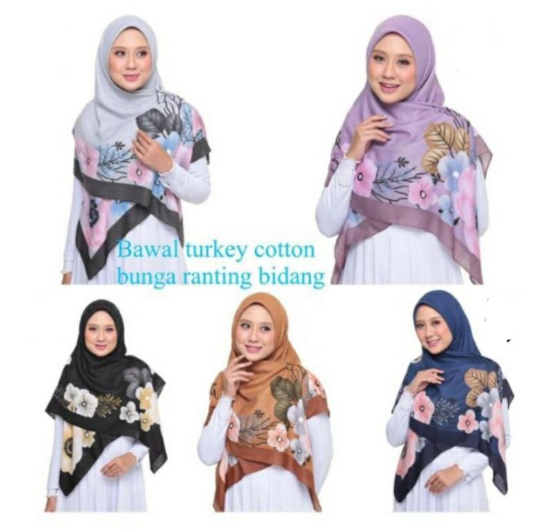 Tudung Bawal Bunga Ranting Women S Fashion Muslimah Fashion Hijabs On Carousell