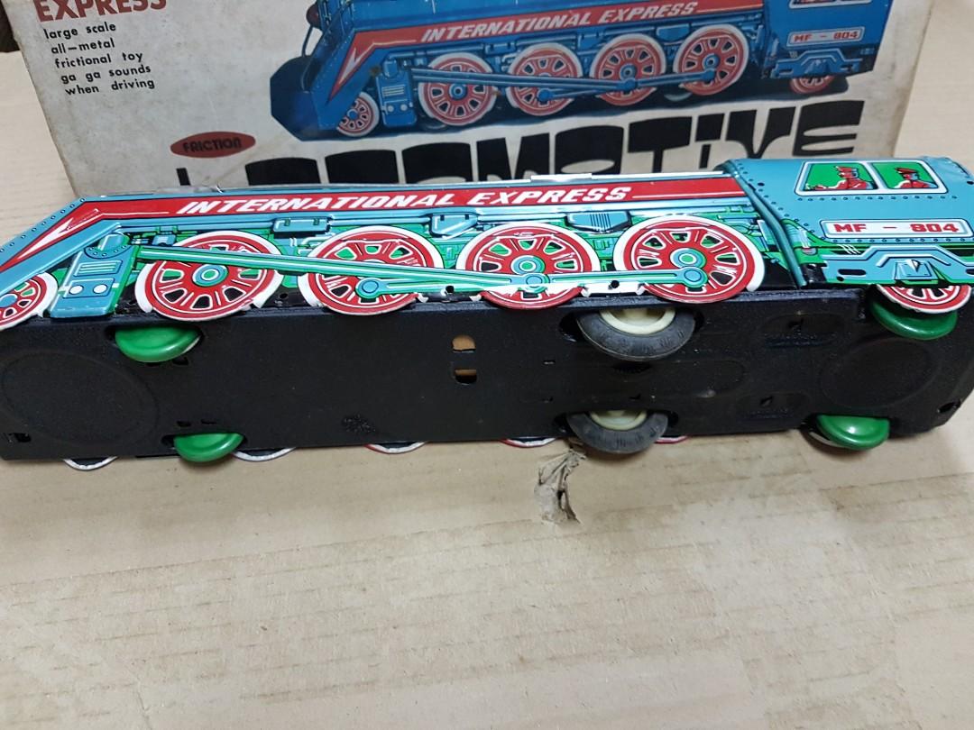 Vintage Metal tin International express train, Hobbies & Toys ...