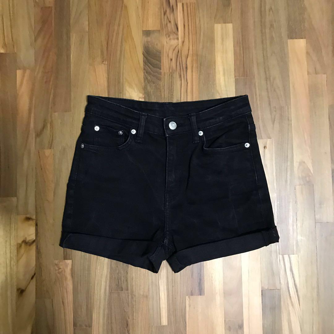 weekday denim shorts
