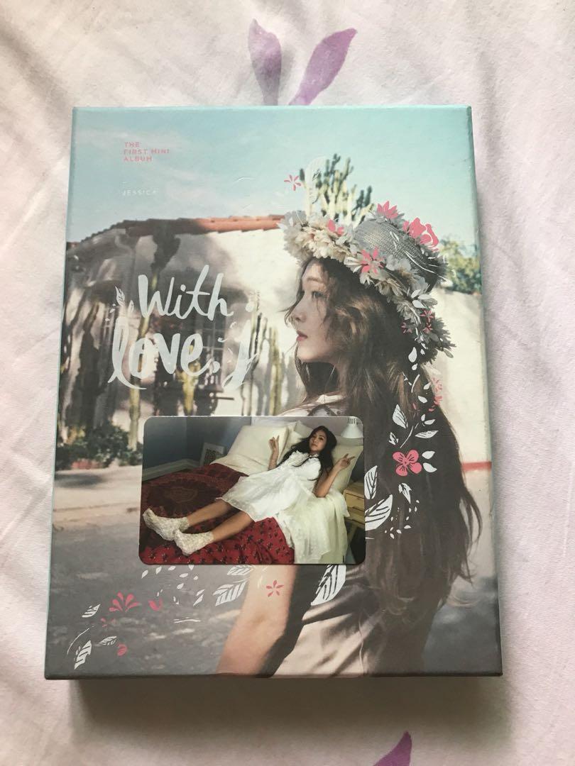 Wts Jessica Jung 1st Mini Album With Love J Photocard And Album