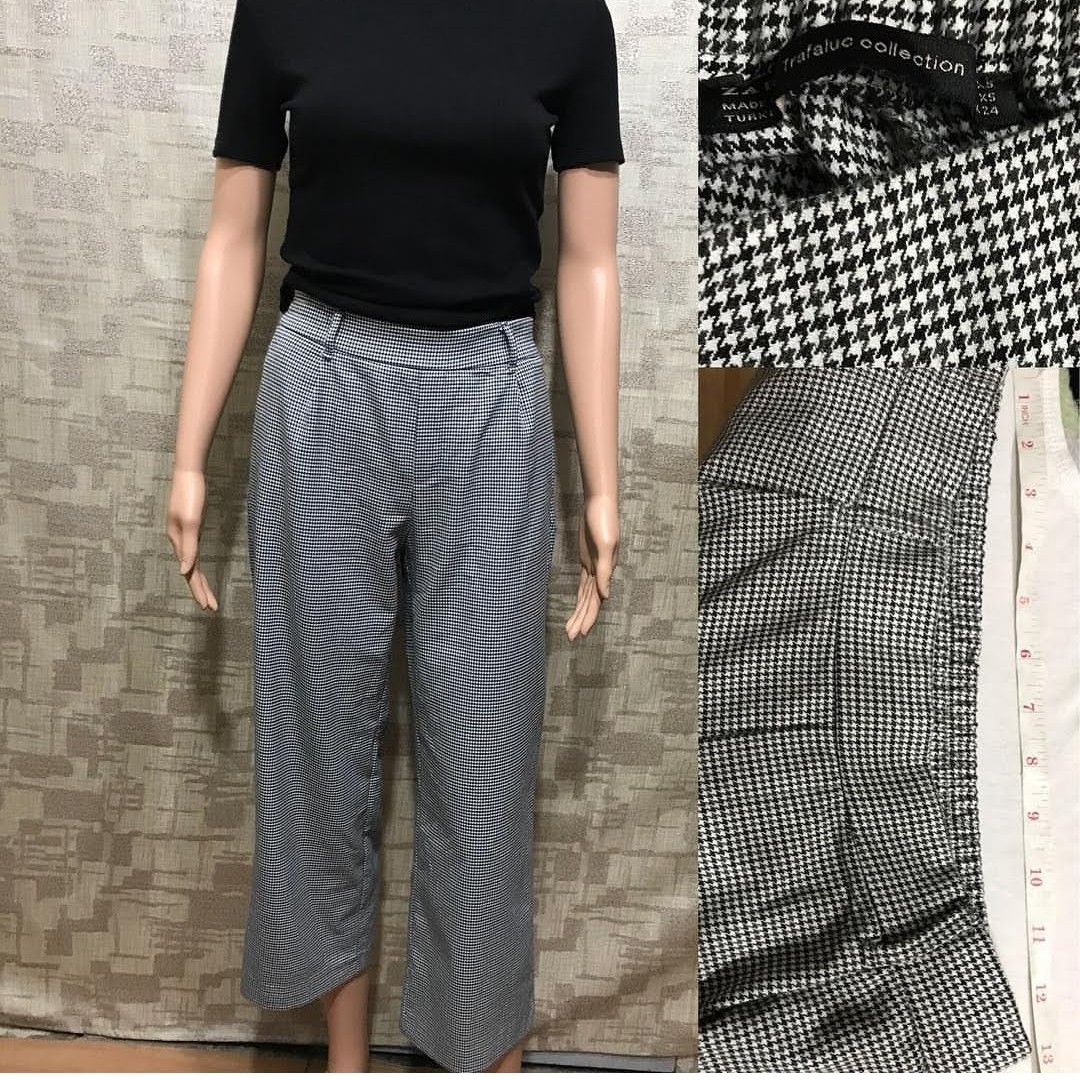 zara trf collection pants